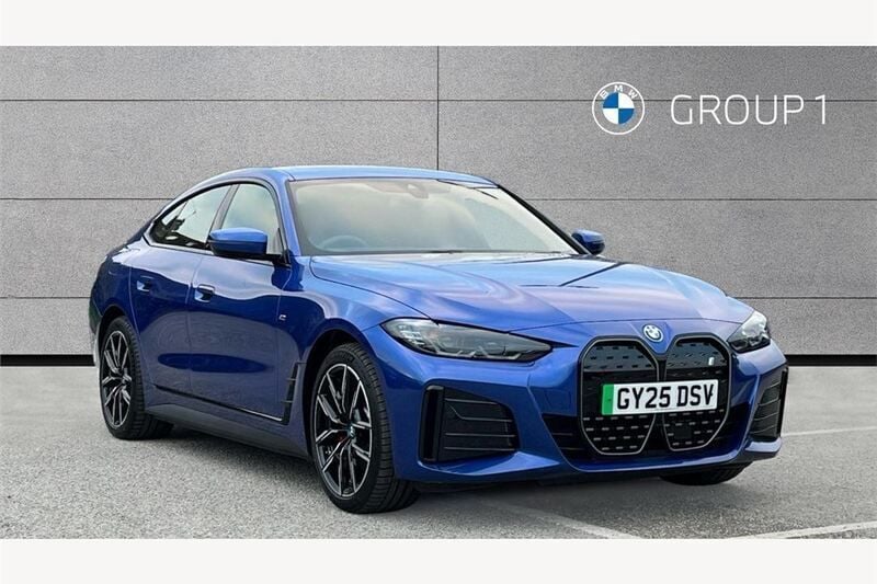 Blue Used 2025 BMW i4 M Sport Sedan | £47,900 (Good price) - Image 1/4