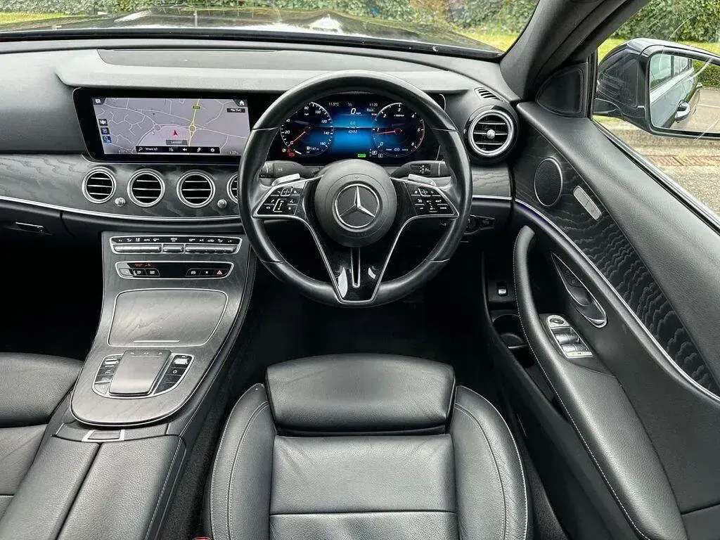Used Mercedes E220 AMG line 2023 Blue Sedan
