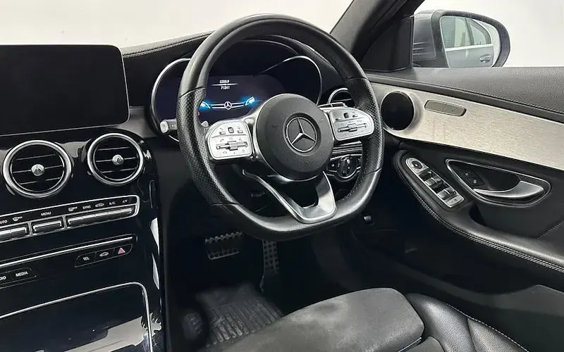Used Mercedes C220 AMG line 194 HP (142 kW) 2018 Grey Sedan