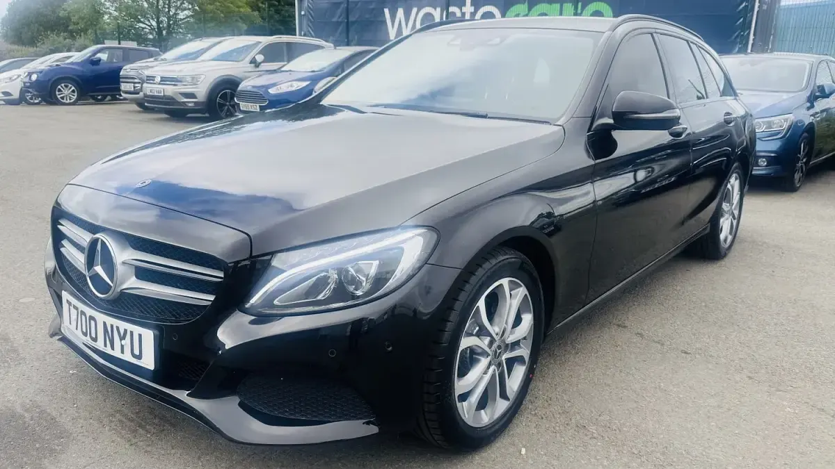 Used Mercedes C220 2017 Black Estate