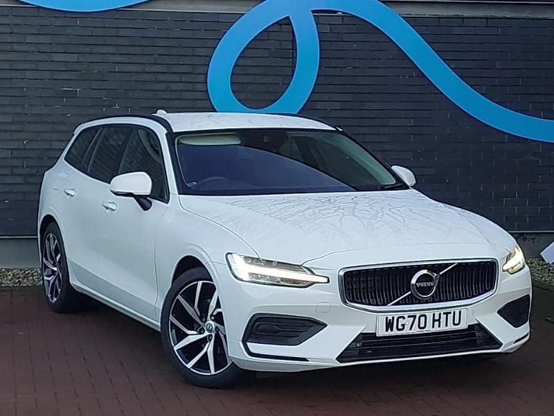 White Used 2020 Volvo V60 Momentum Estate | £20,998 (Fair price) - Image 1/4
