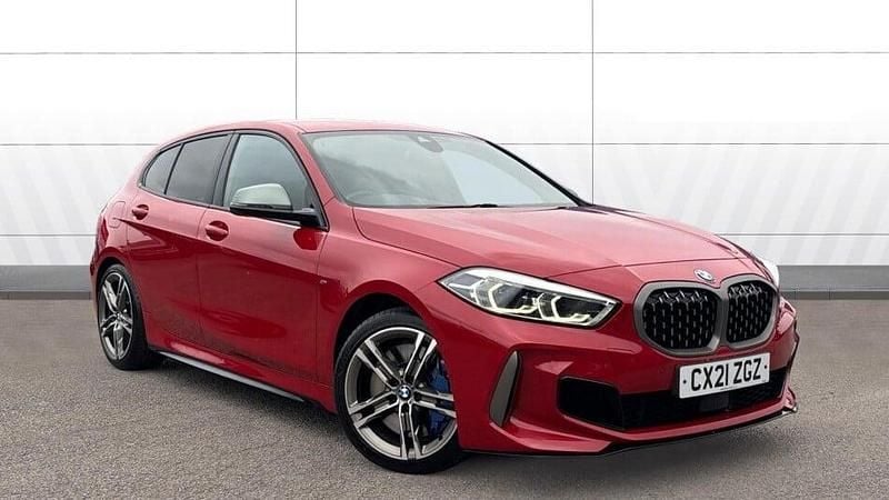 Red Used 2021 BMW M135 Comfort Edition Hatchback | £25,594 (Fair price) - Image 1/3