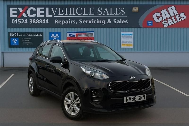 Begagnad Kia Sportage 114 HK (83 kW) 2017 Svart SUV