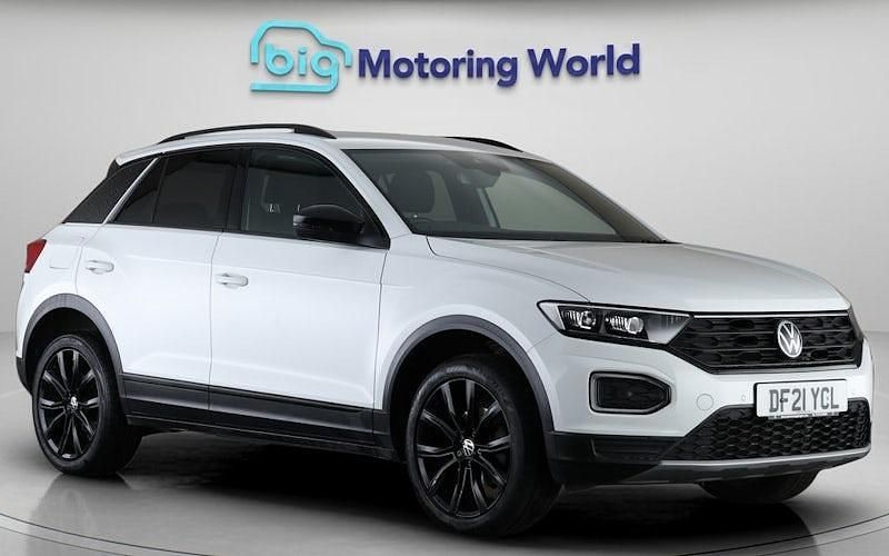 Used VW T-Roc Black Edition 150 HP (110 kW) 2021 White SUV