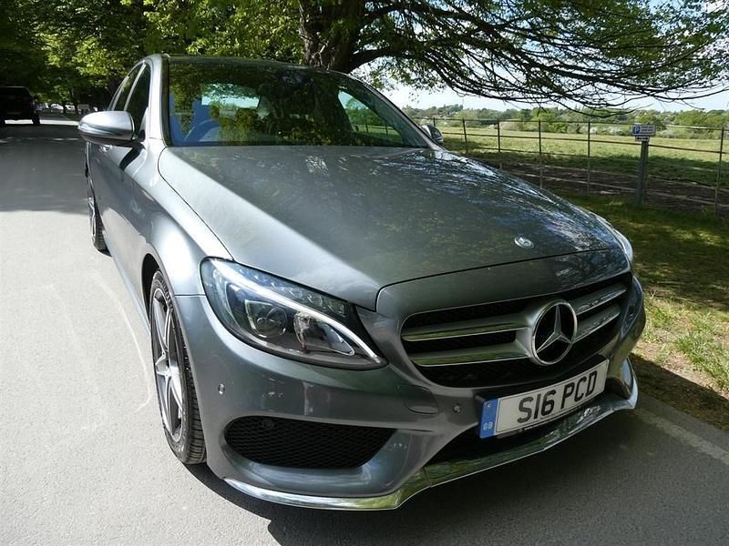 Grey Used 2016 Mercedes C250 AMG line Sedan | £12,790 (Fair price) - Image 1/2