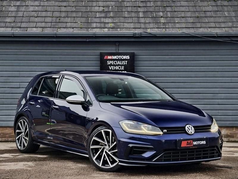 Blue Used 2019 VW Golf VII R Hatchback | £22,989 (Good price) - Image 1/3