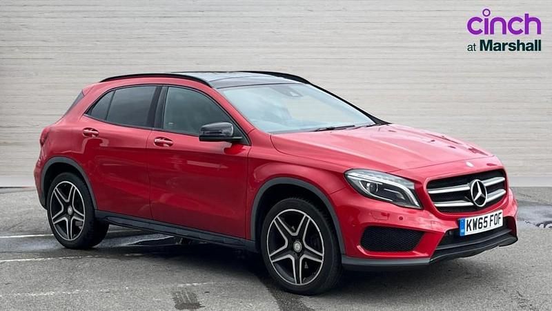 Used Mercedes GLA220 AMG line 177 HP (130 kW) 2016 Red SUV