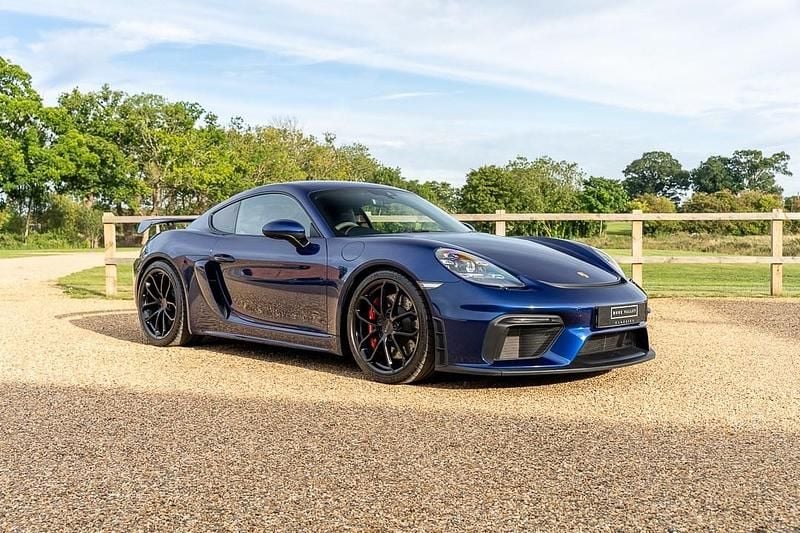 Blue Used 2022 Porsche Cayman GT4 Coupe | £79,995 - Image 1/4