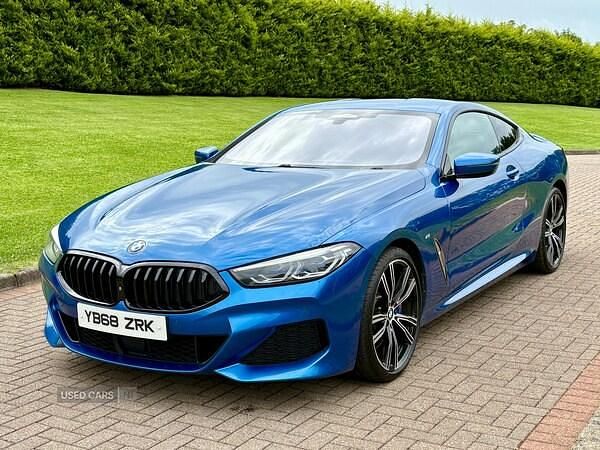 Used BMW 840 Comfort Edition 320 HP (235 kW) 2018 Blue Coupe