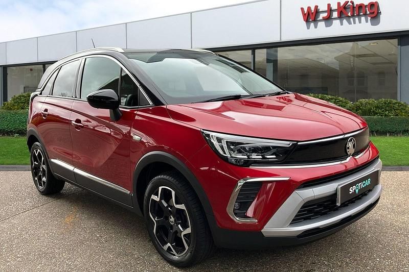 Used Vauxhall Crossland Ultimate 130 HP (95 kW) 2022 Red SUV