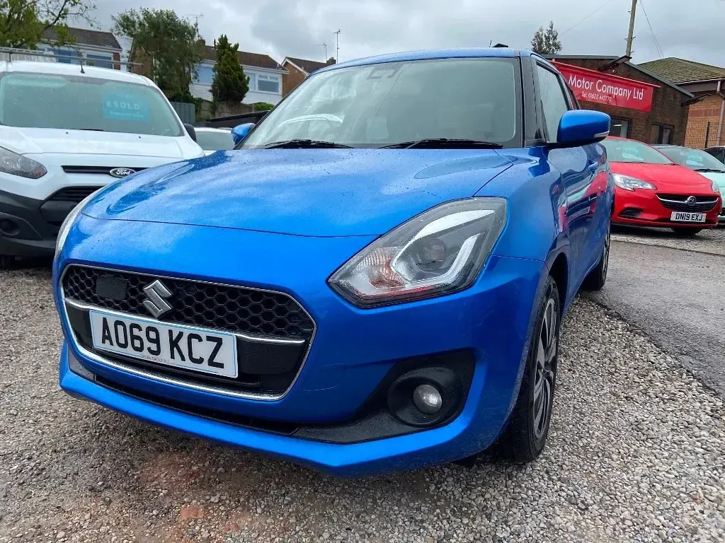 Usado Suzuki Swift SZ5 111 HP (81 kW) 2019 Azul Citadino