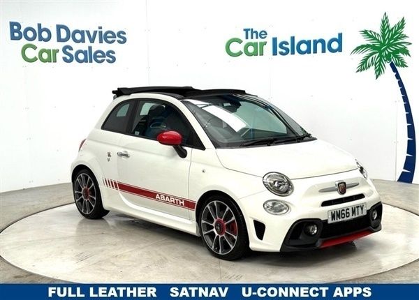 White Used 2017 Fiat 500 Cabriolet | £10,500 (Fair price) - Image 1/1