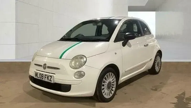 Used Fiat 500 Pop 69 HP (50 kW) 2008 White Hatchback