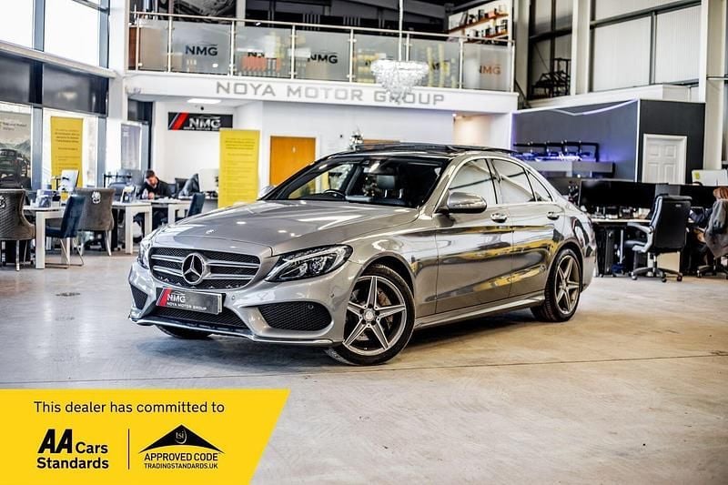 Silver Used 2014 Mercedes C250 AMG Line Premium Plus Sedan | £10,249 (A bit pricey) - Image 1/4