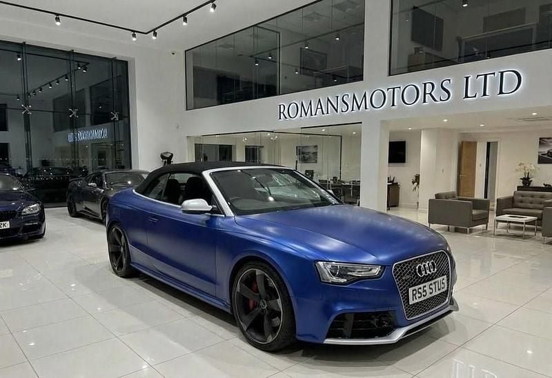 Used Audi RS5 Advanced 450 HP (330 kW) 2015 Blue Cabriolet
