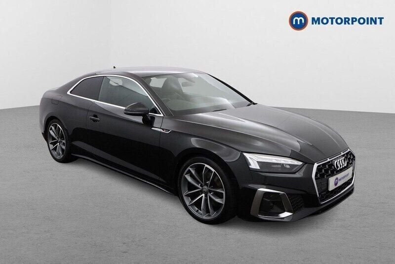 Black Used 2021 Audi A5 S-Line Coupe | £21,049 (Super price) - Image 1/4