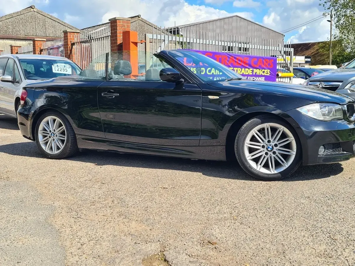 Used BMW 118 Cabriolet M Sport 143 HP (105 kW) 2010 Black Cabriolet