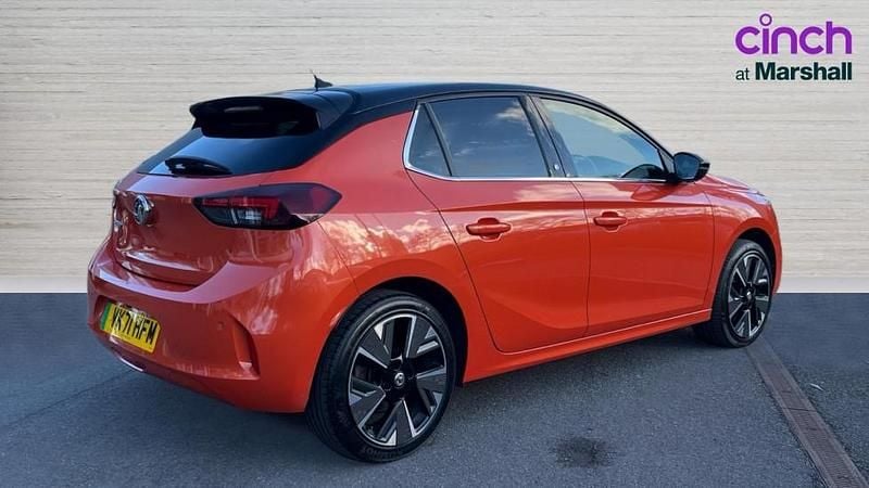 Used Vauxhall Corsa-e Elite 100 kW (136 HP) 2021 Orange Hatchback