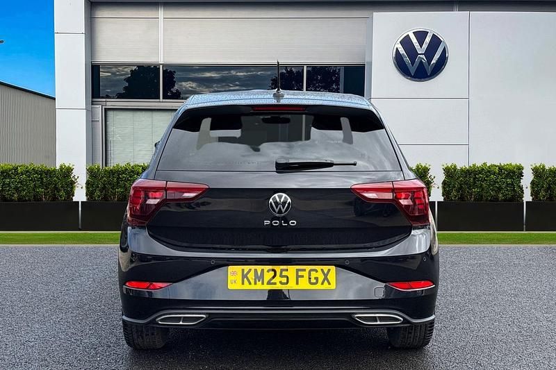 Used VW Polo R-line 115 HP (84 kW) 2025 Black Hatchback