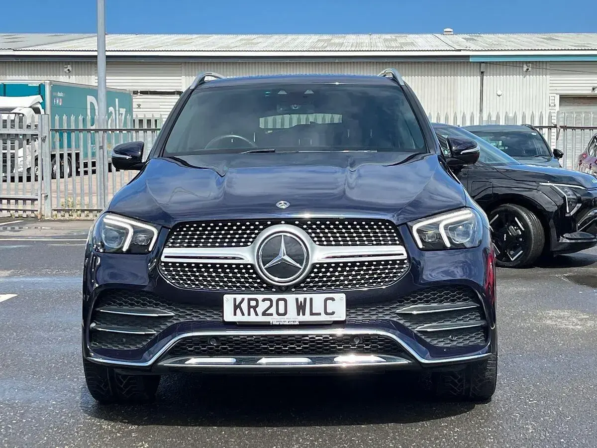 Used Mercedes GLE300 AMG line 245 HP (180 kW) 2020 Blue SUV