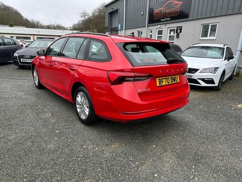Used Skoda Octavia SE Technology 150 HP (110 kW) 2020 Red Estate