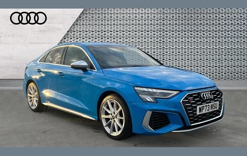 Blue Used 2023 Audi S3 Comfort Sedan | £32,590 (Fair price) - Image 1/4