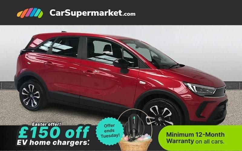 Used Vauxhall Crossland Design Edition 110 HP (80 kW) 2022 Red SUV