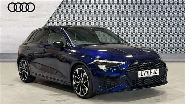 Blue Used 2021 Audi A3 Advanced Hatchback | £30,026 - Image 1/4