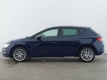 Used Seat Leon SE Dynamic 110 HP (80 kW) 2018 Blue Hatchback