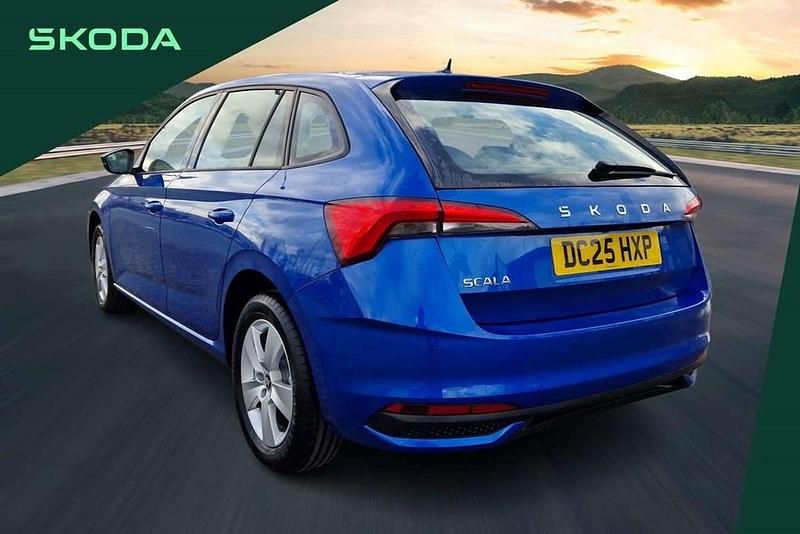 New Skoda Scala SE 113 HP (83 kW) 2025 Blue Hatchback