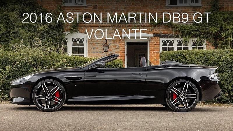 Used Aston Martin DB9 547 HP (402 kW) 2016 Black Cabriolet