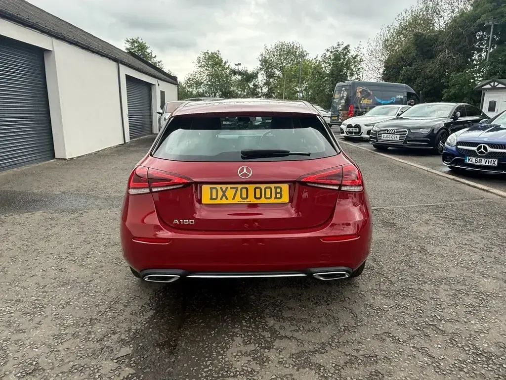 Used Mercedes A180 136 HP (100 kW) 2020 Red Hatchback