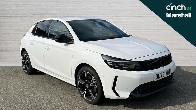 Special solid arctic white Used 2023 Vauxhall Corsa Ultimate Hatchback | £14,293 (Fair price) - Image 1/4