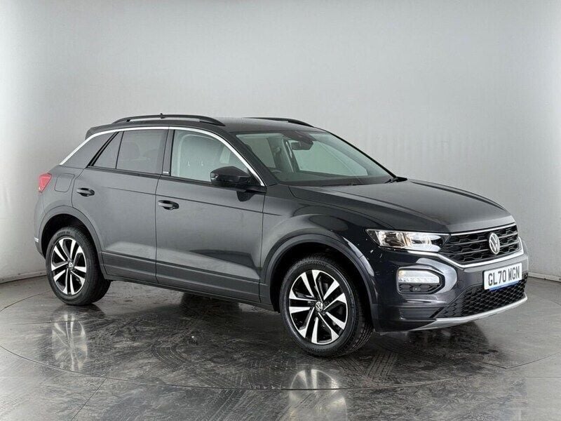Grey Used 2021 VW T-Roc United SUV | £16,850 (Good price) - Image 1/3