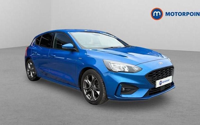 Used Ford Focus ST-Line 125 HP (91 kW) 2021 Blue Hatchback