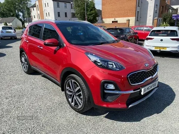 Used Kia Sportage 136 HP (100 kW) 2021 Red SUV