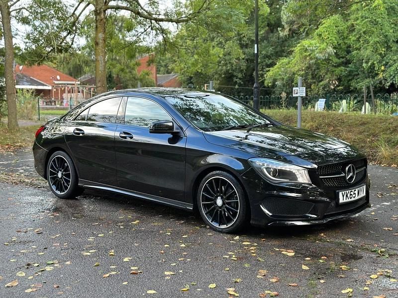 Black Used 2015 Mercedes CLA180 AMG Sedan | £9,195 (Fair price) - Image 1/4