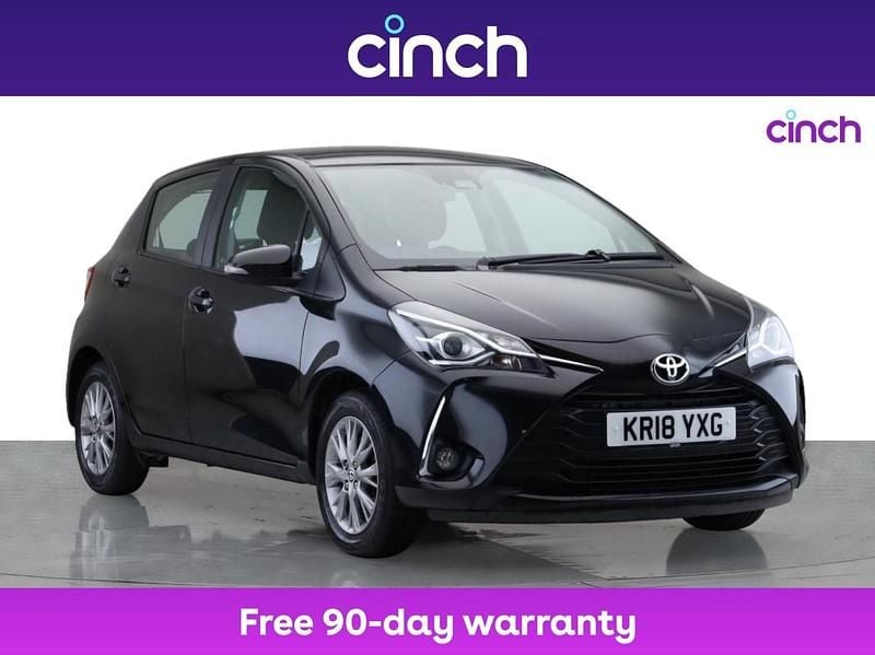 Black Used 2018 Toyota Yaris Hatchback | £8,249 (Fair price) - Image 1/3