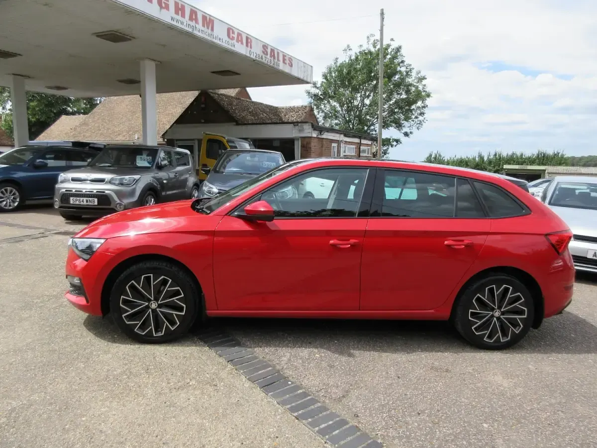 Used Skoda Scala SE L 2019 Red Hatchback