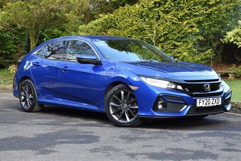 Blue Used 2020 Honda Civic SR Hatchback | £9,795 (Fair price) - Image 1/4