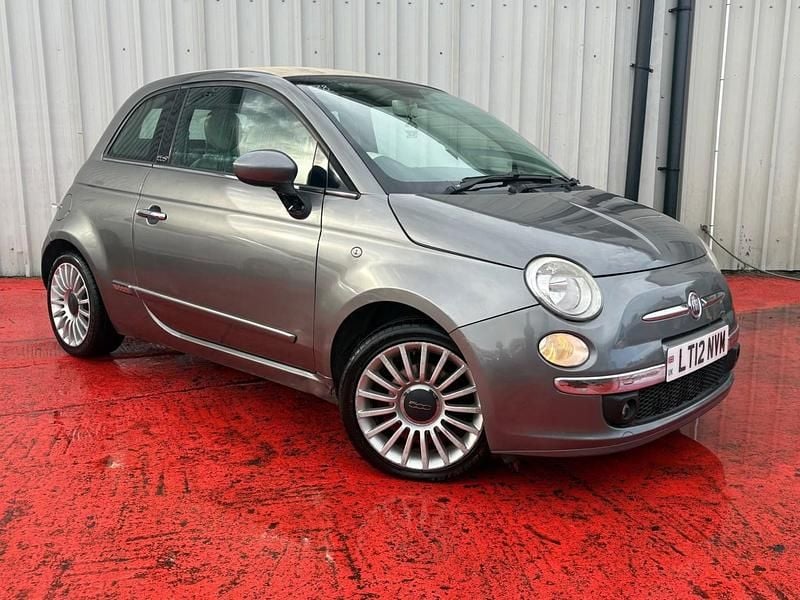 Grey Used 2012 Fiat 500C Lounge Cabriolet | £4,390 (Fair price) - Image 1/3