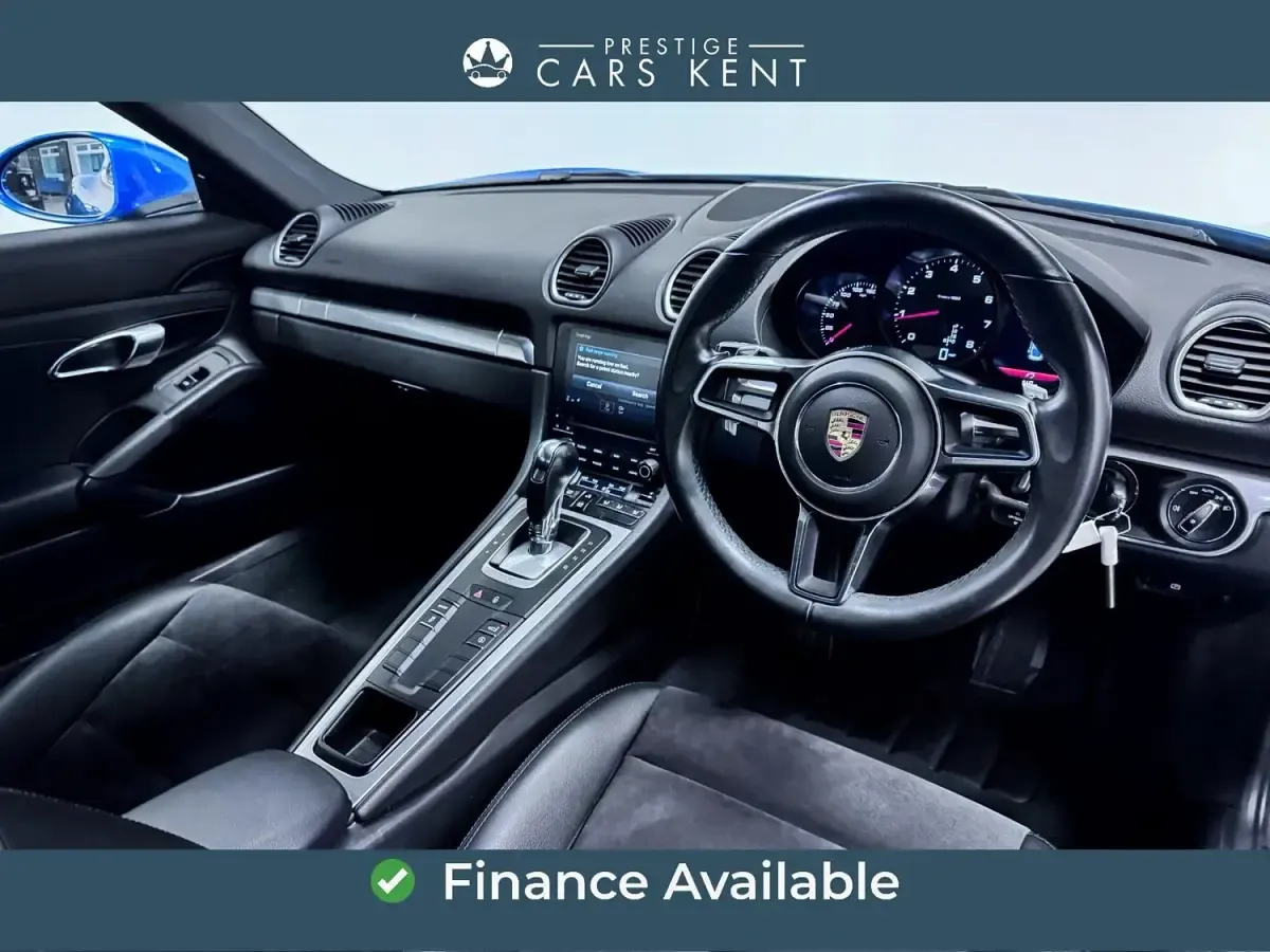 Usado Porsche 718 Cayman 300 HP (220 kW) 2017 Azul Coupé