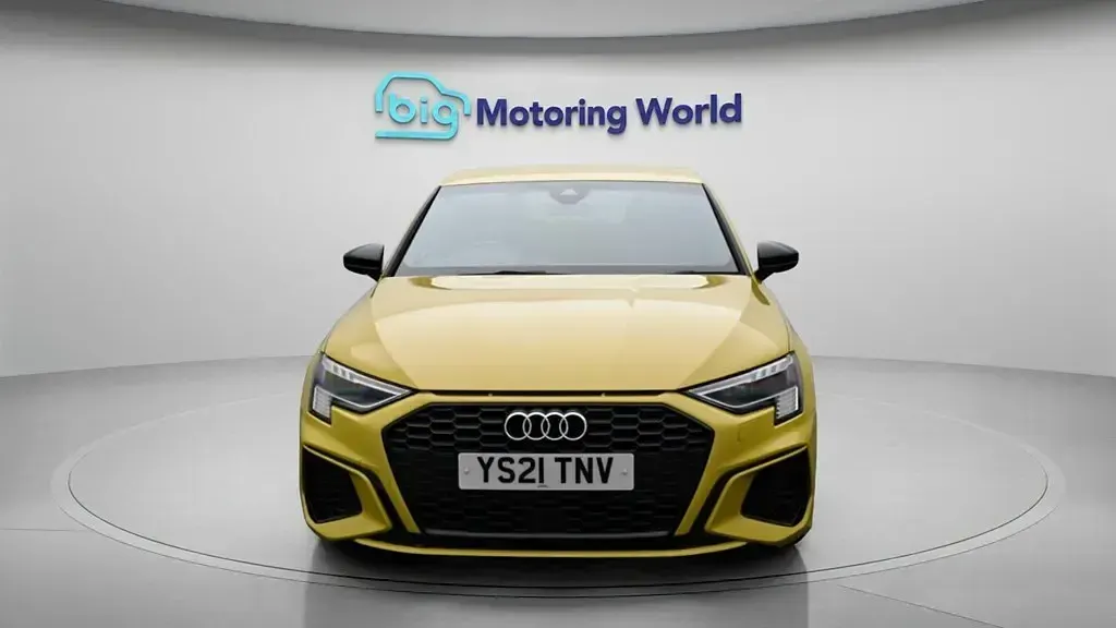 Used Audi A3 Sportback S-Line 150 HP (110 kW) 2021 Yellow Hatchback