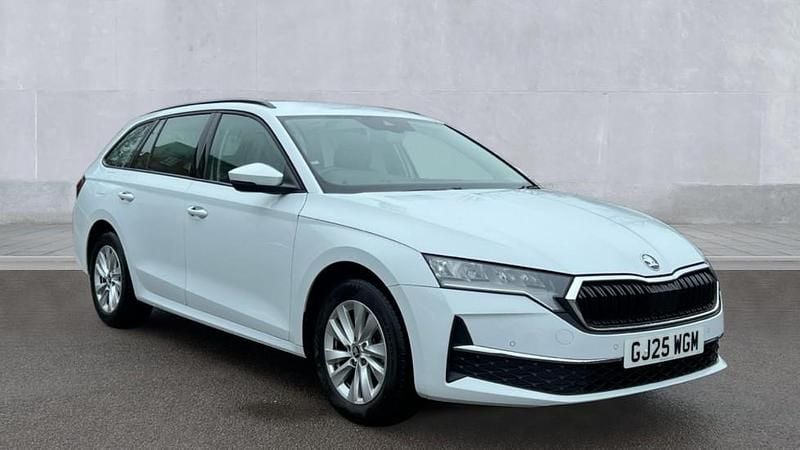 Used Skoda Octavia SE Technology 116 HP (85 kW) 2025 Moon white metallic