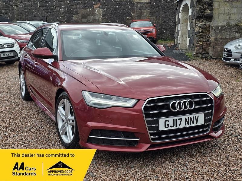 Red Used 2017 Audi A6 S-Line Estate | £12,450 (Fair price) - Image 1/4