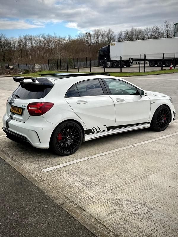 Used Mercedes A45 AMG 2017 White Hatchback