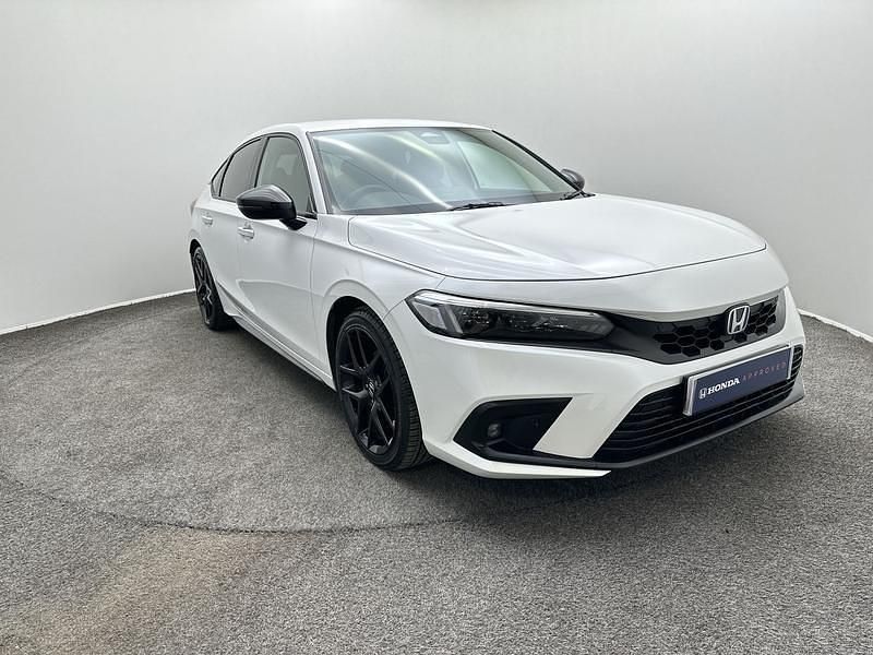 Used Honda Civic Sport 2023 White Hatchback