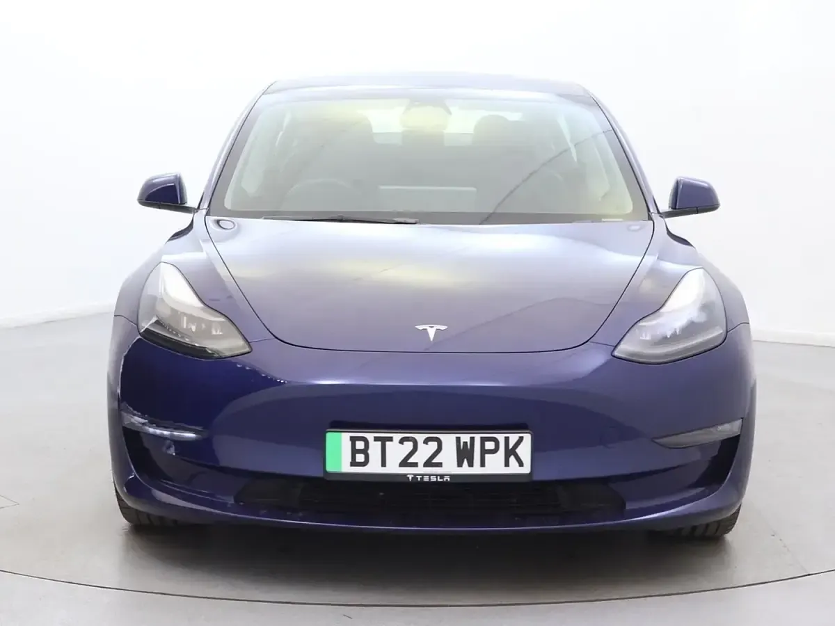Used Tesla Model 3 Long Range AWD 366 kW (498 HP) 2022 Blue Sedan