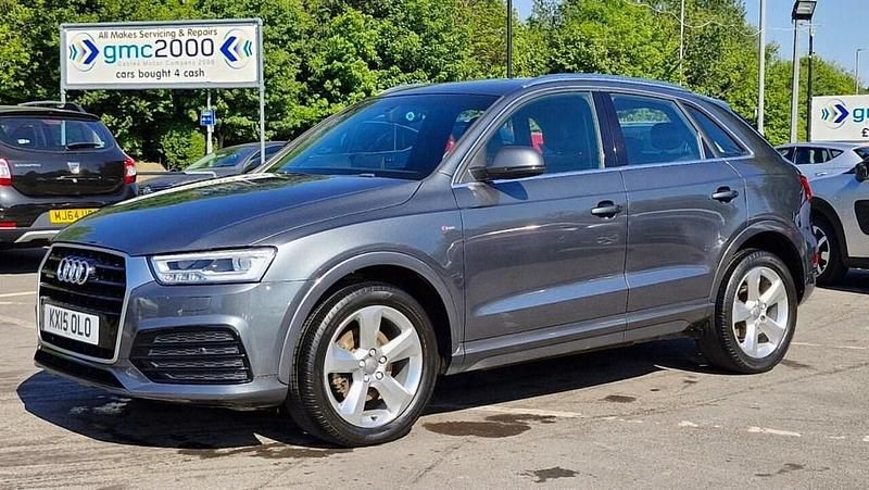 Grey Used 2015 Audi Q3 S-Line SUV | £9,695 (Good price) - Image 1/4