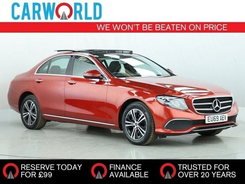 Red Used 2019 Mercedes E220 Premium Plus Sedan | £21,990 (Fair price) - Image 1/4
